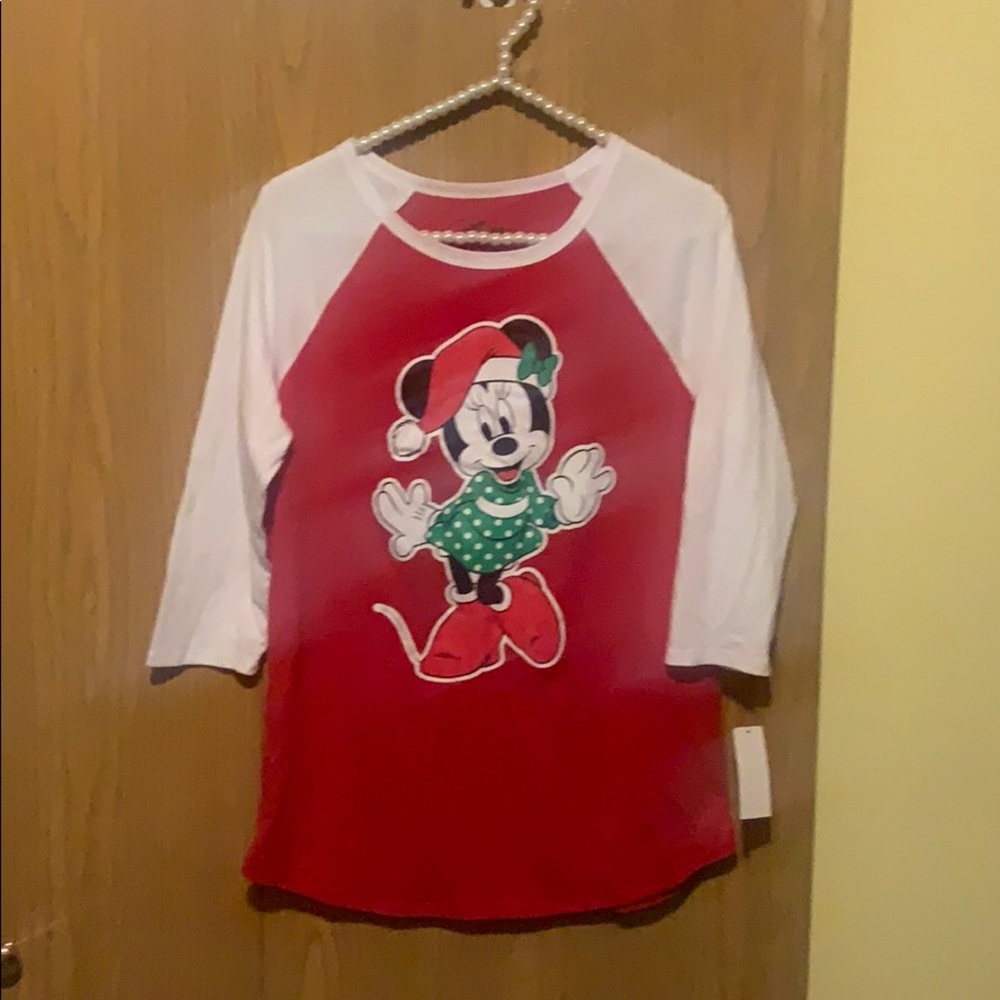 Minnie mouse Christmas tee shirt - Picture 1 of 5